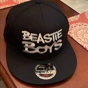 Beastie Boys Black Cap w/ flat bill.